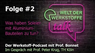 Welt der Werkstoffe  talk Folge 2 Peter Krug Was haben Soleier mit AluminiumBauteilen zu tun [upl. by Zimmermann673]