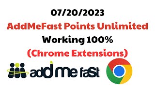 Addmefast Bot  Update 07202023  AddMeFast Points Unlimited With Chrome Extensions [upl. by Hutchins]