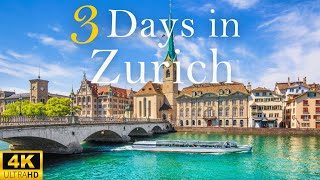 How to Spend 3 Days in ZURICH Switzerland  The Perfect Travel Itinerary [upl. by Nilauqcaj185]