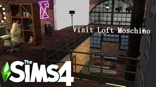 Visit Loft Moschino  Sims 4  NoCC [upl. by Annaihs706]