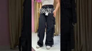 Jeans Cargo negro mujer Savi Jeans [upl. by Poore]