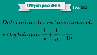 Olympiade maths fes 2023 pour 3ac [upl. by Halden]