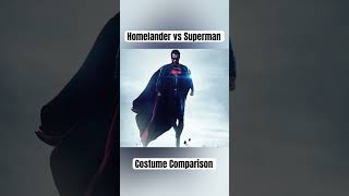 Homelander vs Superman Costume Comparison homelander superman theboys manofsteel [upl. by Lasley896]