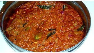 தக்காளி சட்னி செய்வது எப்படி  How To Make Tomato Chutney  South Indian Recipe [upl. by Siraval]