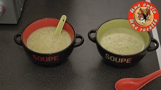 Soupe de courgette à la vache qui rit  Une envie Une recette [upl. by Gary210]