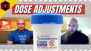 Testosterone Cream Dosage Adjustments [upl. by Birck]