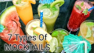 7 Types Of Mocktail Very Simple And Tasty [upl. by Natiha]