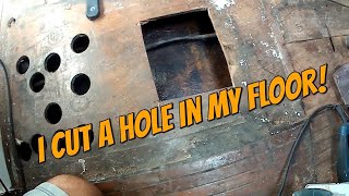 S02E09 slow work week and inspection holes boat boatrenovation diy restoration boatbuilding [upl. by Phina552]