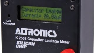 ALTRONICS K2558 Capacitor Leakage Tester By Jim Rowe [upl. by Analla]