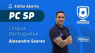 Aula de Língua Portuguesa  Concurso PC SP  AlfaCon [upl. by Esnohpla248]