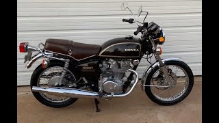 LOT F026 1975 Honda CB500T Mecum Auction 12624 Las Vegas [upl. by Osgood]