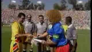 Hagi passes and actions vs Colombia WC 94 [upl. by Ethbun]