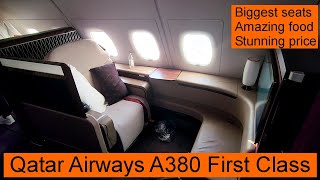 Trip Report Qatar Airways A380 First Class Doha to Sydney [upl. by Pettifer]