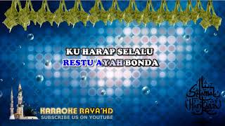 Karaoke Dari Jauh Ku Pohon Maaf  Sudirman  Tanpa Vokal  Minus One  Lirik Video HD [upl. by Asserat]