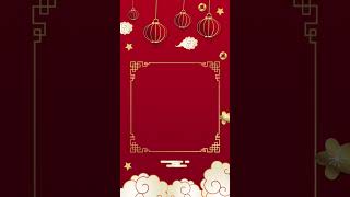 Chinese New Year Green Screen Video  Chinese New Year Greeting Video Frames Background [upl. by Bledsoe89]