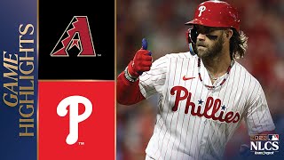 Dbacks vs Phillies NLCS Game 1 Highlights 101623  MLB Highlights [upl. by Jennie]