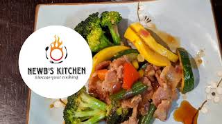 Stir fry veggies medley in Bachans Japanese Barbecue Sauce [upl. by Cordula]