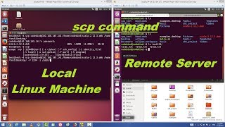 scp command  SCP to Securely Transfer FilesFolders in Linux [upl. by Aicele416]