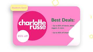 Charlotte Russe Featured Student Discounts amp Deals [upl. by Halden187]