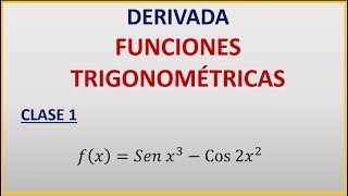 DERIVADA FUNCIÓN SENO Y COSENO  CLASE 1 [upl. by Gilly731]