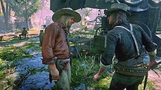 John Protects Jack from Micah  Hidden Dialogue  Dead Redemption 2 [upl. by Oam]