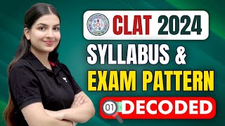 CLAT 2024 Syllabus amp Exam Pattern Decoded  Must watch for law aspirants  Unacademy CLAT clat2024 [upl. by Arjan]