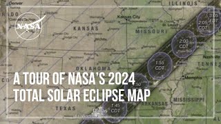 A Tour of NASA’s 2024 Solar Eclipse Map [upl. by Llekcor804]