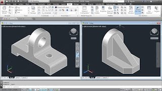 AutoCAD 3D Basics Training Exercises  2 of 3 [upl. by Derron840]