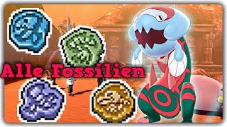 Alle Fossil Pokemon in Schwert amp Schild 🛡️⚔️ [upl. by Ahsimrac741]