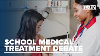 New Tennessee law stirs debate over school medical treatment [upl. by Andromeda]