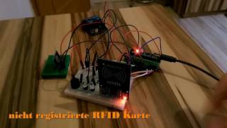 Arduino Nano mit dem RFID Modul RC522 [upl. by Assirek]