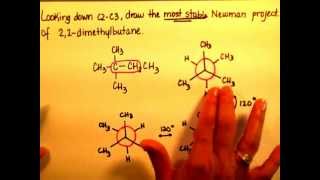 Problem 1 22diMeButane Newmanmp4 [upl. by Nicolle169]