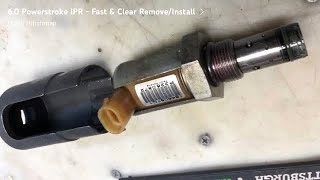 60 Powerstroke IPR  Fast Remove WTurbo In [upl. by Ro]