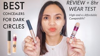 NARS Radiant Creamy Concealer vs Maybelline Instant Age Rewind REVIEW  WEAR TEST [upl. by Nomi437]