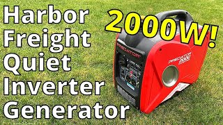 How Good Is The Harbor Freight Predator 2000w Super Quiet Inverter Generator  InDepth Review [upl. by Reckford]