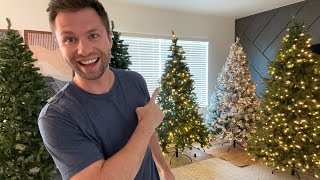 5 Best Christmas Trees On Amazon Nonsponsored Honest Christmas Tree Review [upl. by Raknahs]