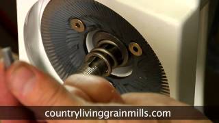 Installing Corn amp Bean Auger in Country Living Grain Mill [upl. by Loomis]