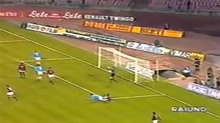 Serie A 19951996 day 26 Napoli  Torino 10 Boghossian [upl. by Ecnerwaled]