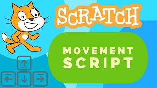 EASY MOVEMENT CODE FOR SCRATCH CHARACTERS  Beginners guide to Scratch [upl. by Ferguson466]