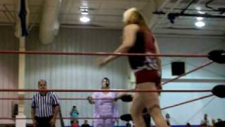 CCW Isis the Amazon in a 6man Mixed Tag match [upl. by Rialc]