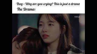 He dies on her shoulderSaddest Scene in Kdrama History Uncontrollably fond  KimWooBin×BaeSuzy [upl. by Ised]