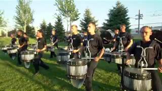 DCI In the Lot Blue Devils Drum Line [upl. by Aihsined]