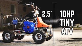 10HP 212  TINY 4 Wheelier Build [upl. by Legnaesoj]