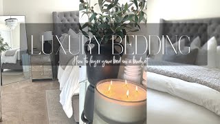 HOW TO LAYER YOUR BED LUXURY AFFORDABLE AMAZON LUXURY BEDDINGMELLANNI BED SHEETS REVIEW [upl. by Llesig]