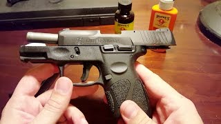 Cleaning a Taurus PT111 Millennium G2 [upl. by Giacopo]