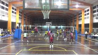 National school boy volleyball finals 2016 Camperdown vs Jago [upl. by Eillil]