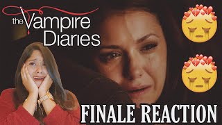 The Vampire Diaries 5x22  Home  FINALE Reaction [upl. by Maryly774]