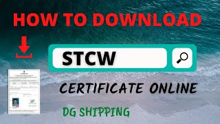 How to download STCW certificate online  Shipping Updates [upl. by Mckee167]