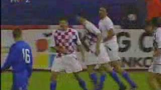 Goran Ivanisevic scores goal for Croatia [upl. by Hube]