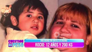 Obesidad infantil extrema Rocío tiene 12 años y pesa 200 kilos [upl. by Ahsilla]